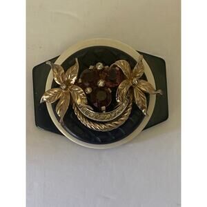 TAMMY DESIGNS - Victorian 4-Button hand-made pin - Circa 1989